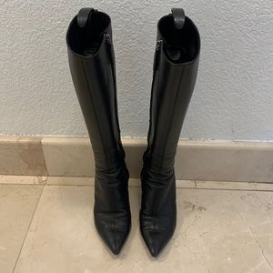 Giuseppe Zanotti - Size 37 (US 7) black leather knee high boots.